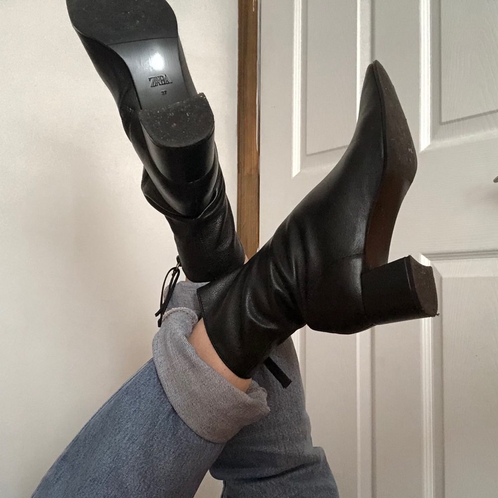 Black boots